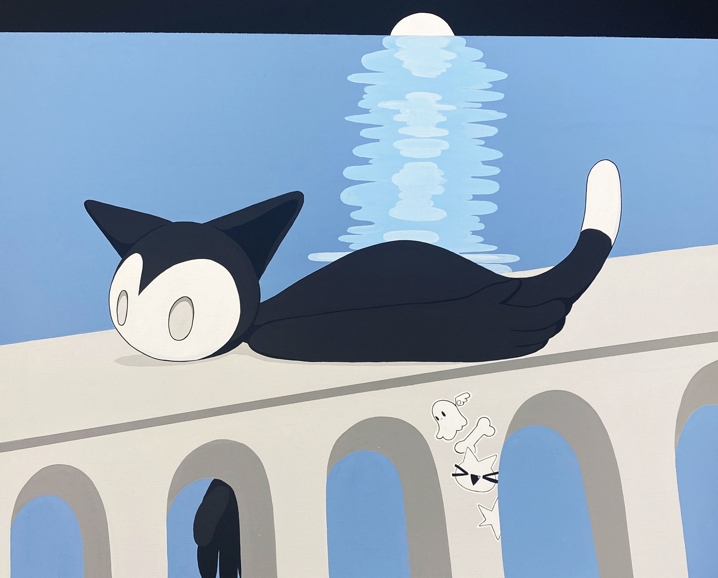 出展作品：Lotta《Silent moonlit sea》