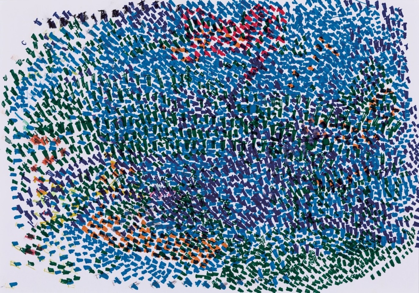 《（無題）（青）》 工藤みどり